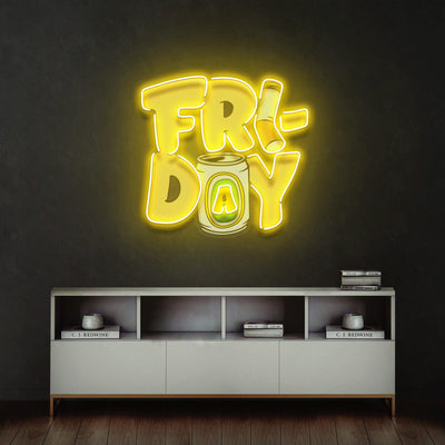 Friday Led Neon Acrylic Artwork - Neonzastudio