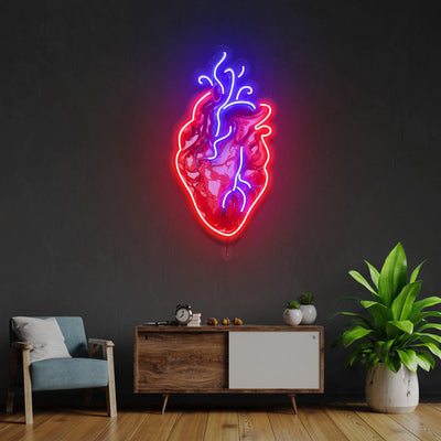 Heart Led Neon Acrylic Artwork - Neonzastudio