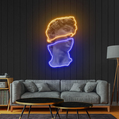 Statue of David Led Neon Acrylic Artwork - Neonzastudio